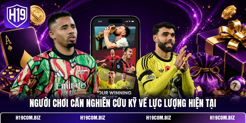 Kèo Châu Âu – Giải Thích Từ A-Z Các Thông Số Thường Gặp 4 Người chơi cần nghiên cứu kỹ về lực lượng hiện tại
